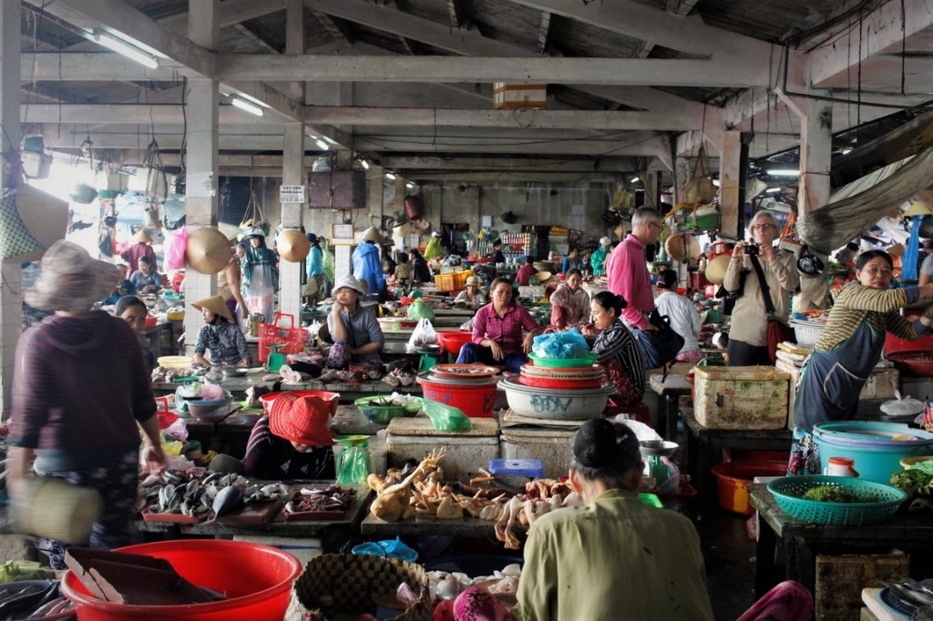 Un marché au Vietnam c'est toujours une expérience unique...